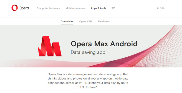 Opera releases new Opera Max which helps make Android apps more private
